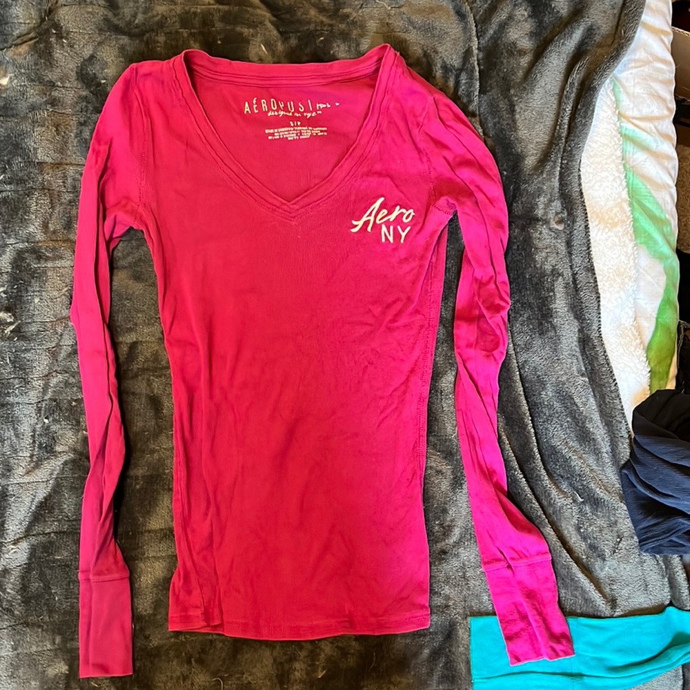 Long sleeve v neck